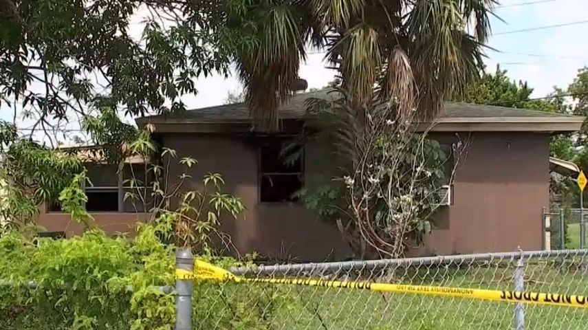 Vista de la casa del veterano de la Marina de EEUU, Ernest Todd.
