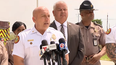 Raied “Ray” Jadallah, jefe de Bomberos de Miami-Dade, en rueda de prensa sobre los incendios.&nbsp;