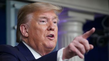 El presidente de Estados Unidos Donald Trump.