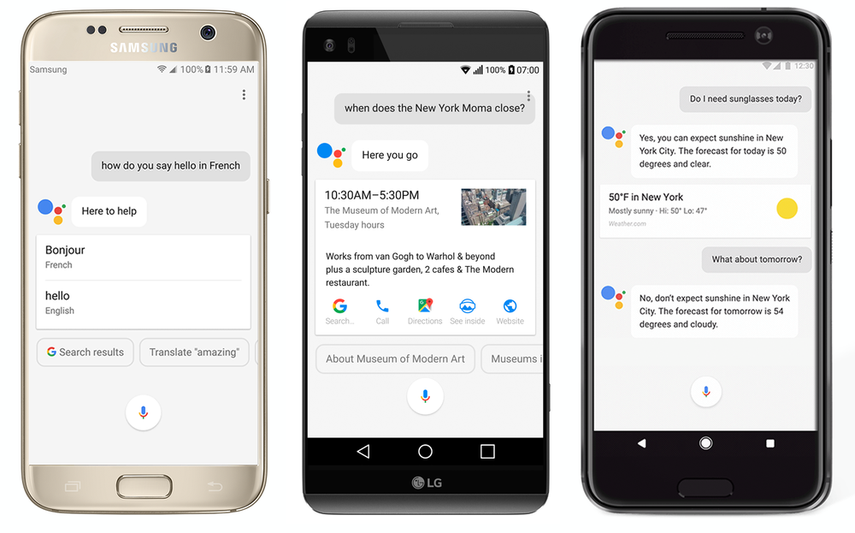 El programa Google Assistant
