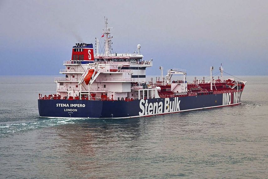 Fotografía sin fecha distribuida el 19 de julio de 2019 por Stena Bulk se muestra al petrolero británico Stena Impero en una localización no especificada.&nbsp;