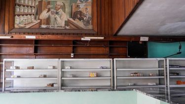 Farmacia vacía. Sin insumos ni medicinas en Cuba.