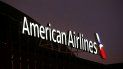 Logotipo de American Airlines en el Centro American Airlines en Dallas. Logotipo de American Airlines en el Centro American Airlines en Dallas.
