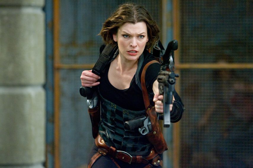 La actriz Mila Jovovich.