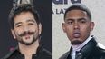 Camilo llega al Premio Lo Nuestro el 24 de febrero de 2022 en Miami, a la izquierda, y Myke Towers asiste a los Premios Billboard de la Música Latina el 23 d septiembre de 2021 en Coral Gables, Florida.