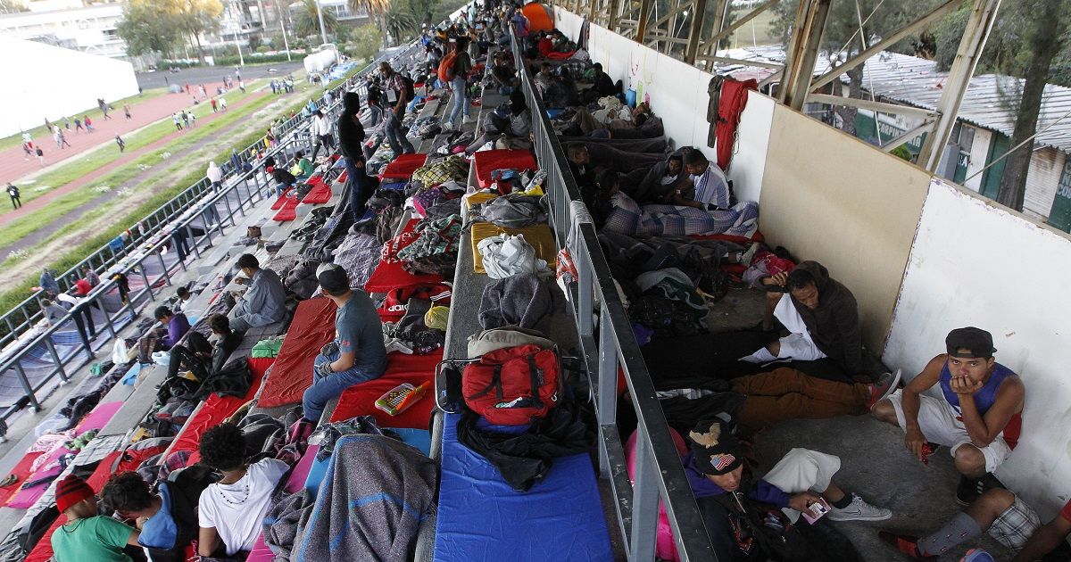 La caravana migrante ya es multitud en Ciudad M xico