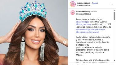 La modelo y ex Miss Guerrero 2024 Isadora Lagos.&nbsp;