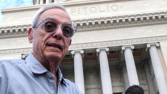 El historiador cubano Eusebio Leal Spengler. 