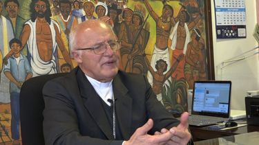 Monseñor Eugenio Scarpellini en la última entrevista concedida y realizada por Diario Las Américas