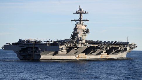 El USS Gerald R. Ford (CVN-78), el portaaviones nuclear más grande del mundo.
