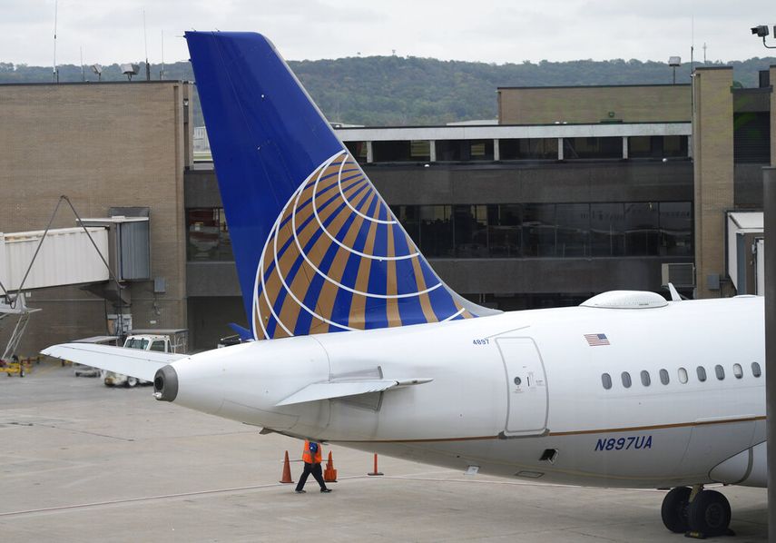 Imagen de una de las aeronaves de United Airlines.