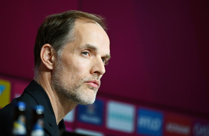 El nuevo técnico del Bayern Munich Thomas Tuchel en conferencia de prensa para su presentación tras su sorpresiva contratación con el equipo el viernes tras el despido de Julian Nagelsmann en Munich, Alemania el sábado 25 de marzo del 2023.&nbsp;