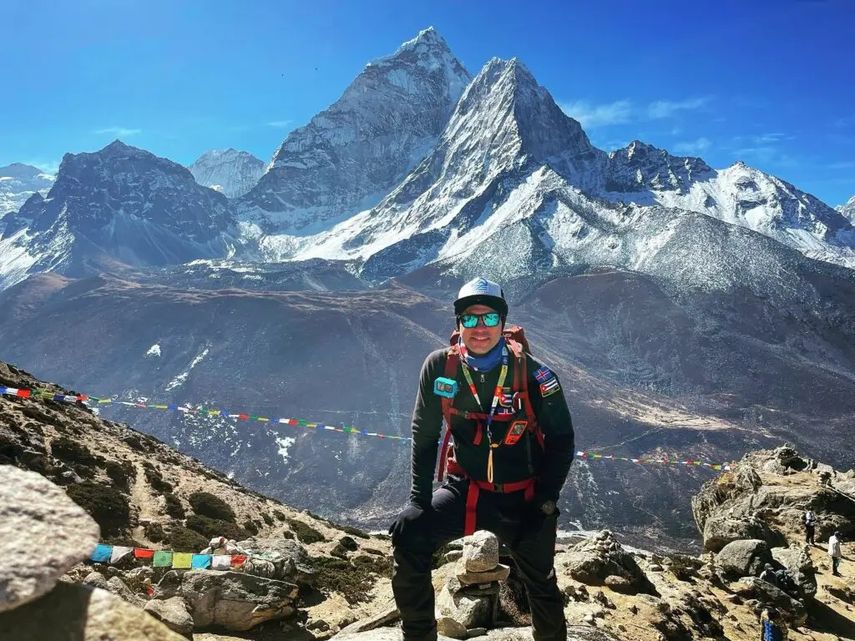 Cubano Yandy Núñez se acerca a conquistar el Everest