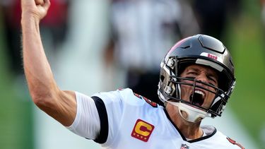 El quarterback Tom Brady de los Buccaneers de Tampa Bay previo al Super Bowl contra los Chiefs de Kansas City, el domingo 7 de febrero de 2021, en Tampa, Florida