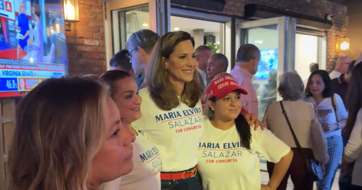 María Elvira Salazar celebra en Miami su reelección en el Distrito 27 ...