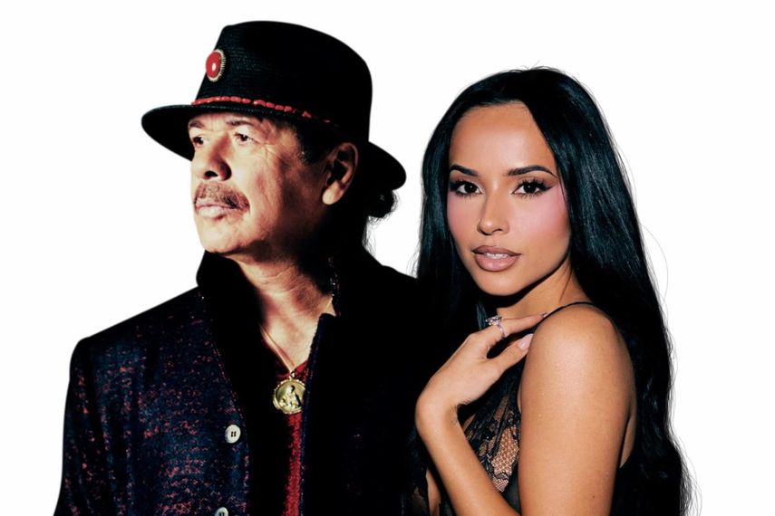 Carlos Santana y Becky G.