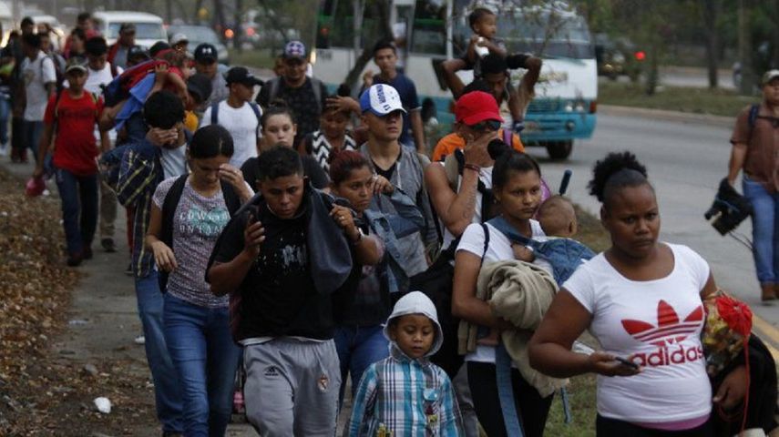 Posible nueva caravana migratoria hacia EEUU