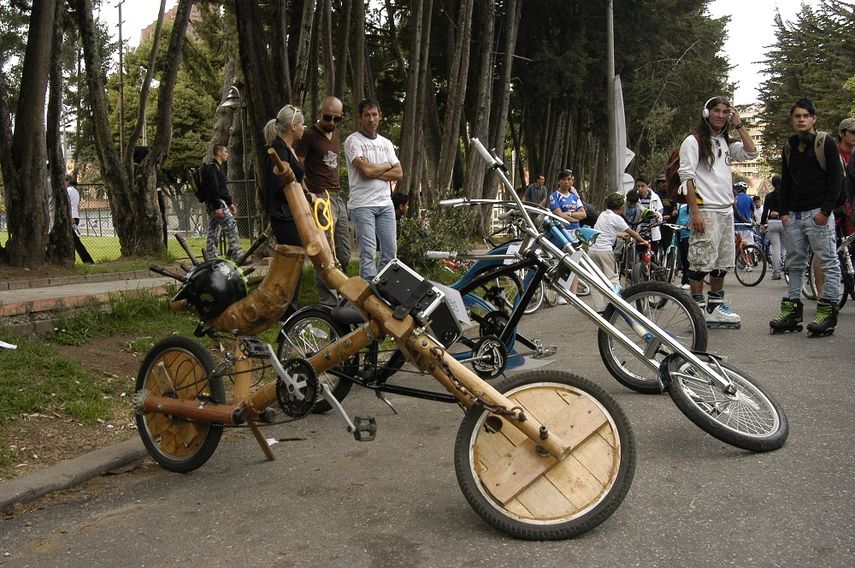 Bogotá tiene unos 400 kilómetros de rutas exclusivas para las bicicletas.