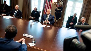 El virus vino de China, dijo el presidente Donald Trump en rueda de prensa en la Casa Blanca.