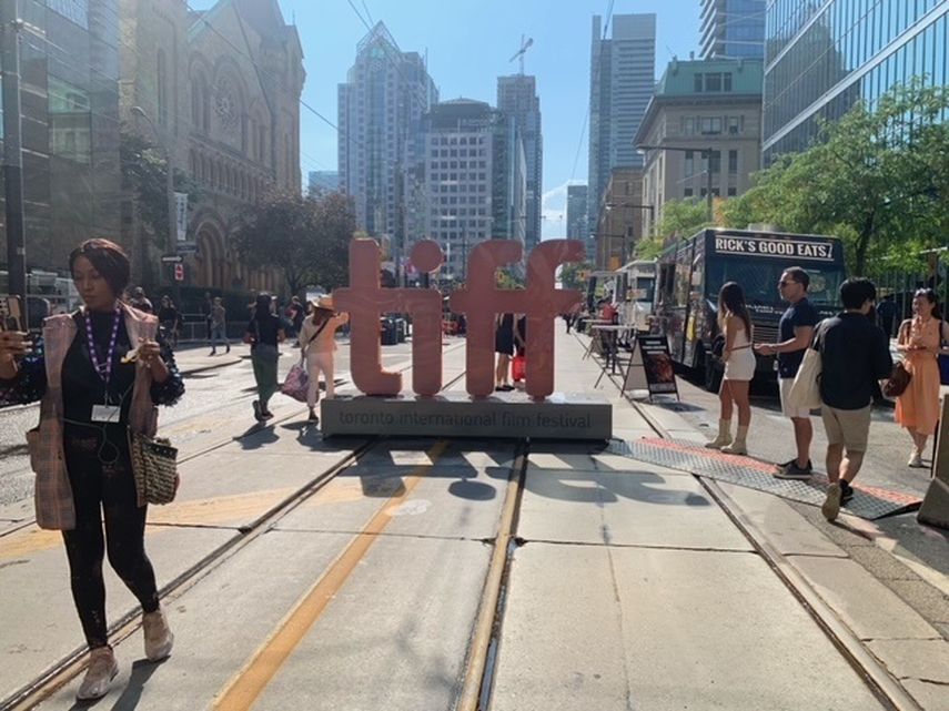Logo del Festival Internacional de Cine de Toronto.