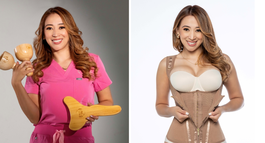 La masajista y esteticista colombiana Angie Lorena González asegura que la faja es una extensión terapéutica de tratamientos corporales.&nbsp;