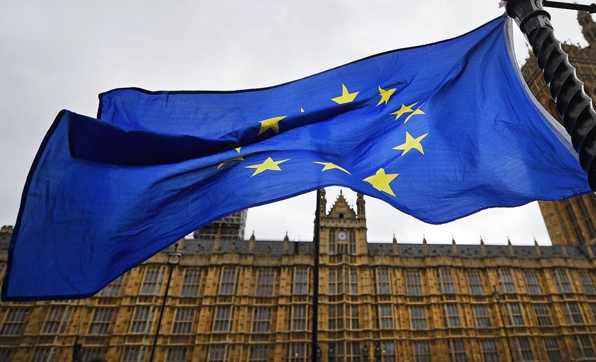 La bandera de la Unión Europea.&nbsp;