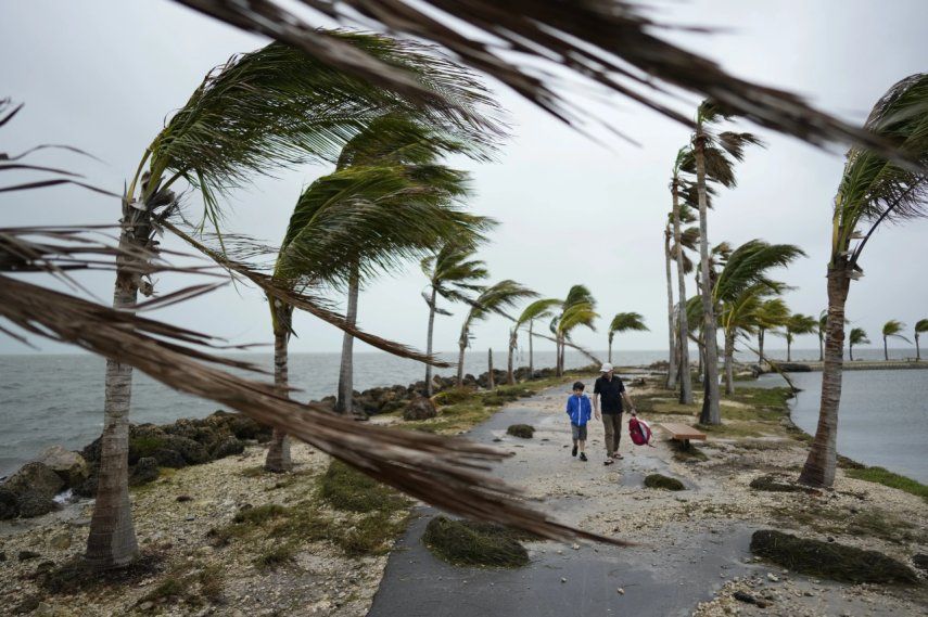 Fuertes vientos azotan el sur de la Florida.&nbsp;