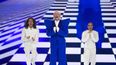 Joost Klein de Holanda interpreta la canción Europapa durante la segunda semifinal del Festival de la Canción de Eurovisión en Malmo, Suecia, el jueves 9 de mayo de 2024.