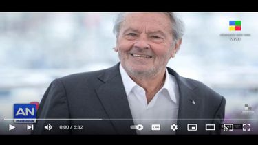 El actor francés Alain Delon.