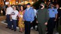 En el centro el dictador sandinista Daniel Ortega y Rosario Murillo. En el centro el dictador sandinista Daniel Ortega y Rosario Murillo.