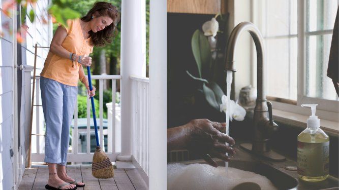 Tareas del hogar.&nbsp;