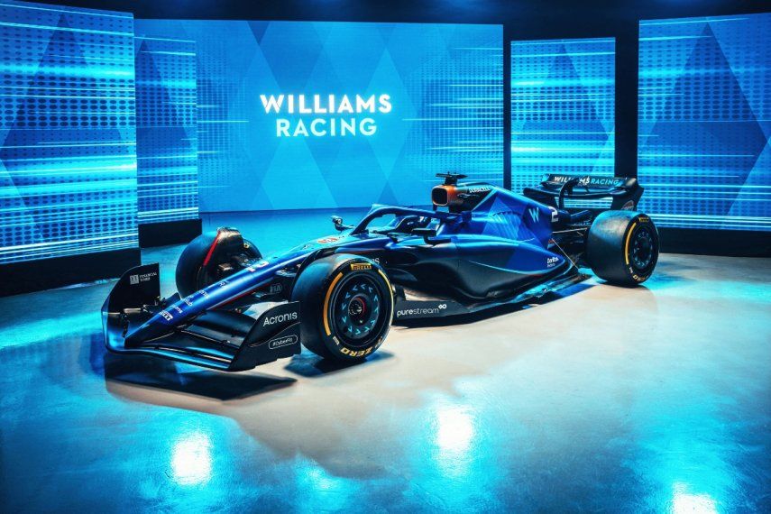 Williams Racing mostró su modelo FW45, con el que esperan competir en la temporada 2023 de la Fórmula 1.