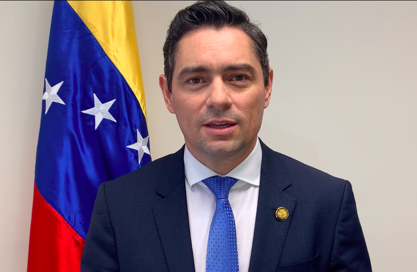 El embajador de Venezuela en EEUU, Carlos Vecchio.&nbsp;