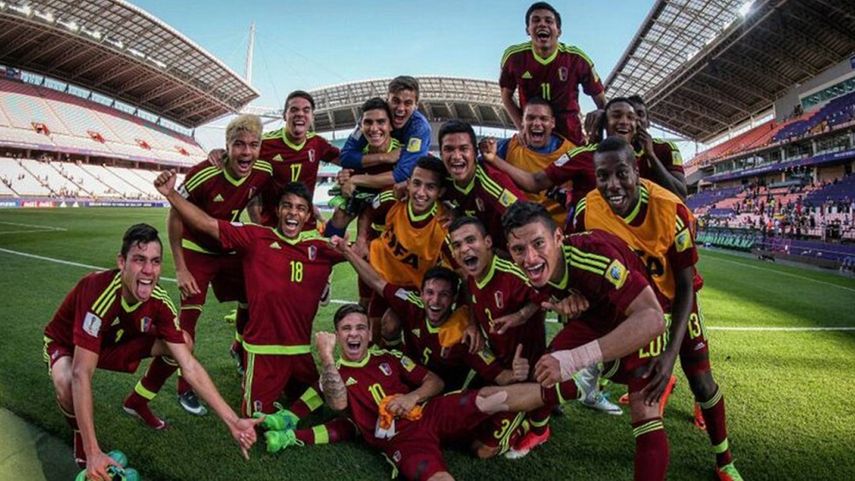 Los jóvenes de la selección venezolana de Fútbol Sub20, subcampeona de la Copa del Mundo de la Fifa.