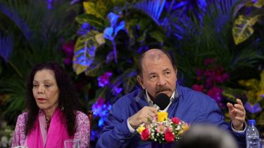 Los dictadores sandinistas Rosario Murillo y Daniel Ortega.