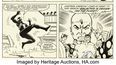 Esta imagen cortesía de Heritage Auctions muestra la página 25 del cómic Secret Wars número 8, de Marvel Comics y publicado en 1984, en el que se cuenta la historia del origen de la ahora icónica vestimenta negra de Spider-Man.