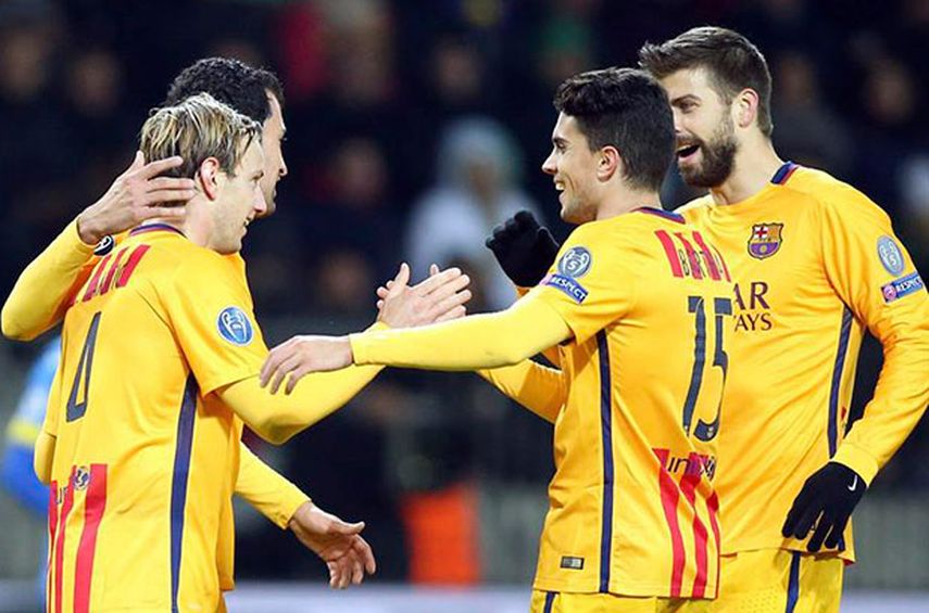 El Barcelona sigue líder de su grupo en la Champions League. (EFE)