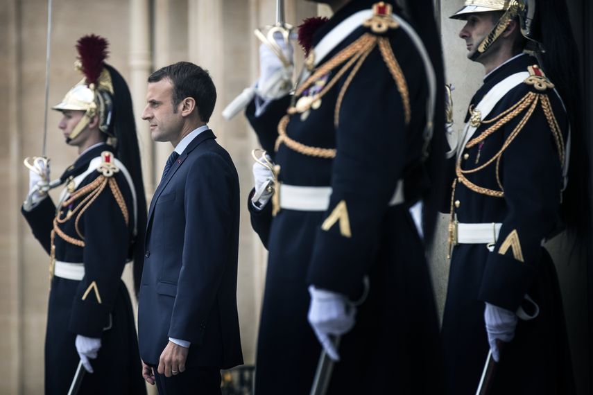 El presidente de Francia, Enmanuel Macron.&nbsp;
