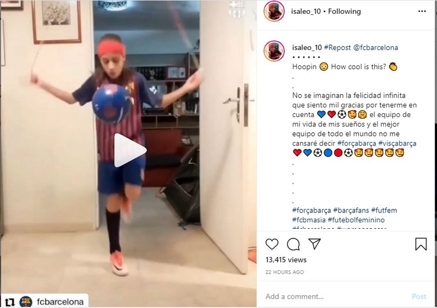 Isaleo Su&aacute;rez, ni&ntilde;a venezolana de 10 a&ntilde;os de edad.