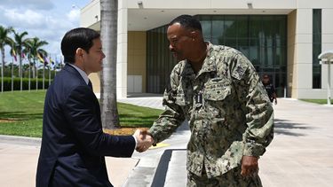 El secretario de Estado de Estados Unidos, Marco Rubio, visita la sede del Mando Sur en Florida-&nbsp;