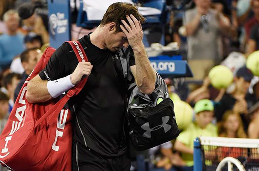 Murray expresó su frustración luego de la derrota. (EFE) 