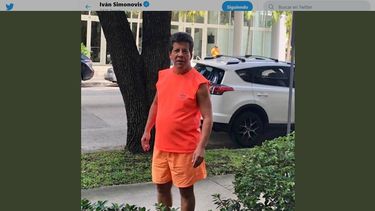 Fotografía de Antonio Amado Molina publicada por el excomisario venezolano Iván Simonovis en su cuenta de Twitter.