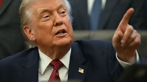 El presidente Donald J. Trump en una reunión en la Casa Blanca.