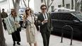 El actor Danny Masterson y su esposa Bijou Phillips llegan para los argumentos finales en su segundo juicio por violación el martes 16 de mayo de 2023 en Los Ángeles. Masterson fue declarado culpable de acusado de violar a mujeres en su casa de Los Ángeles entre 2001 y 2003.