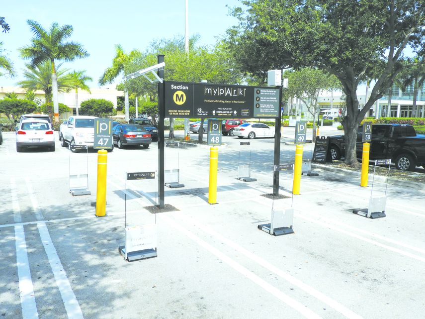 MyPark instalado en Dadeland Mall en Miami.