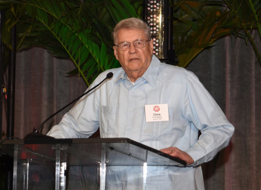 Chris Baker, hijo del director de la Academia Ruston