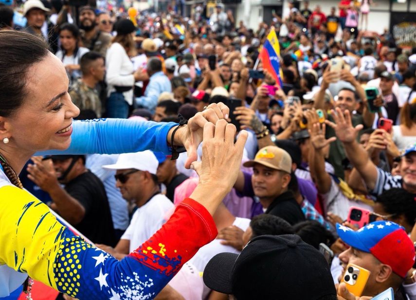 La líder opositora María Corina Machado agradeció las muestra de cariño por su cumpleaños&nbsp;