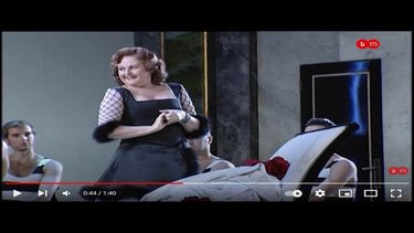 La cantante de ópera Edita Gruberova, conocida como Reina de la Coloratura.