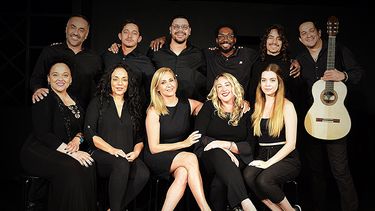El elenco de la obra Lorca, flamenco y contemporáneo, de la dramaturga española Silvia de Esteban.