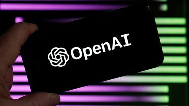 Logo de la empresa estadounidense OpenAI.